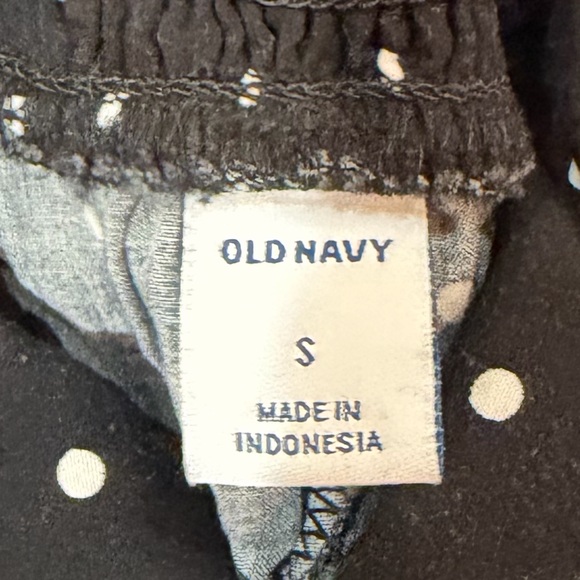 Old Navy Black and White Polka Dot Jumpsuit Size Women’s Small - Picture 6 of 6